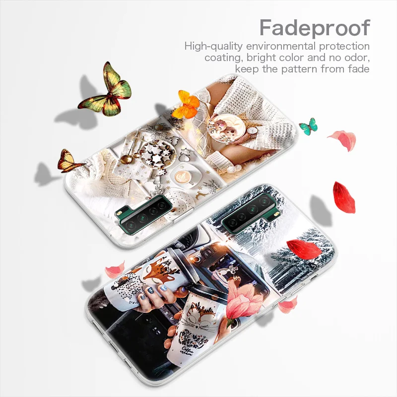 Phone Case For Huawei Honor 10X Lite Case TPU Silicon Funda For Huawei P30 Lite P20 P40 Pro Plus Honor 10i 8X 8A 9X 9A 9C 9S X10