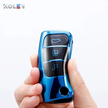 Custodia morbida per chiave a distanza per Auto in TPU per Ford Fiesta Focus 2 3 Ecosport KUGA Escape Mondeo B-MAX C-MAX 3 pulsanti accessori Auto 3 Custodia morbida per chiave a distanza per Auto in TPU per Ford Fiesta Focus 2 3 Ecosport KUGA Escape Mondeo B-MAX C-MAX 3 pulsanti accessori Auto - Custodia morbida per chiave a distanza per Auto in TPU per Ford Fiesta Focus 2