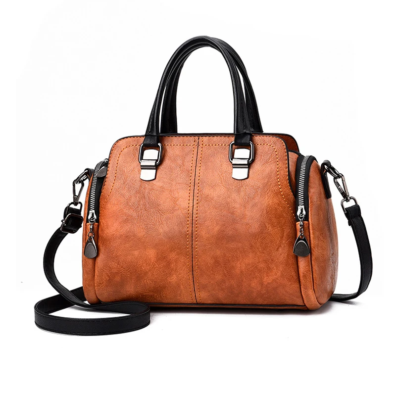 Сумка с верхней ручкой, женская сумка через плечо, сумка на плечо, женская сумка в простом стиле, Модные женские Сумки из искусственной кожи, сумка-тоут
