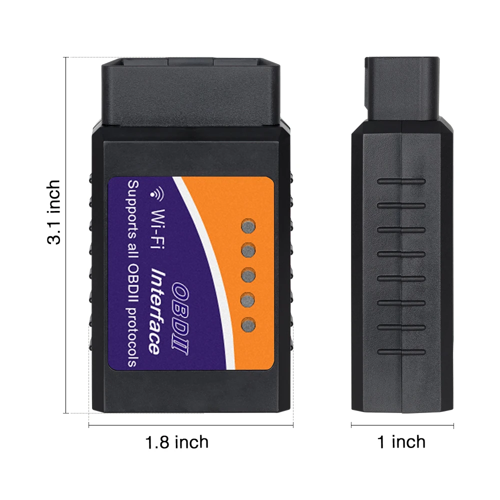 ELM 327 WIFI v1.5 PIC18F25K80 OBD для iOS Android ПК Авто obd2 scan PK OBDII elm327 v2.1|obd wifi|elm327 wifielm327 wifi |