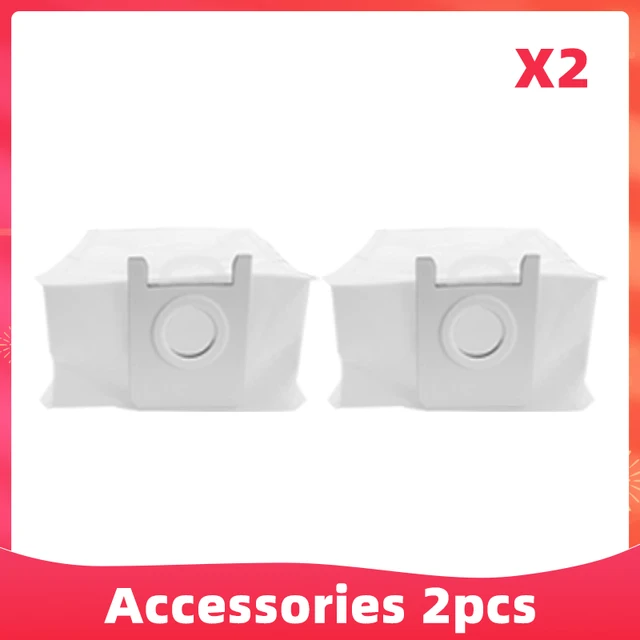 Replacement For Xiaomi Roidmi Eve Plus SDJ01RM Main Side Brush Hepa Filter Mop Dust Bag Vacuum Cleaner Spare Parts Accessories 2 Dust Bag