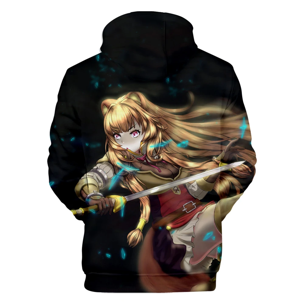Толстовки с капюшоном с 3D принтом «Rising Of The Shield Hero» новые модные свитера с принтом «Rising Of The Shield Hero» для мужчин/женщин/детей повседневные топы