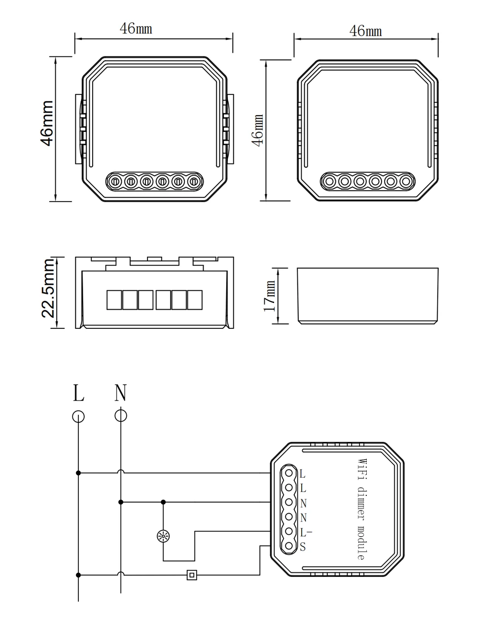 D01 调光 接线图片