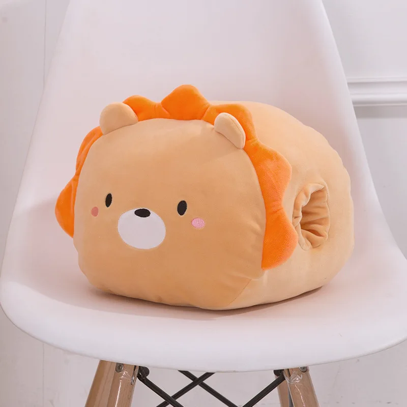 Мультяшные животные плюшевая подушка креативная ручная теплая плюшевая мягкая подушка для дивана украшение подарок свинья кошка подушка игрушка