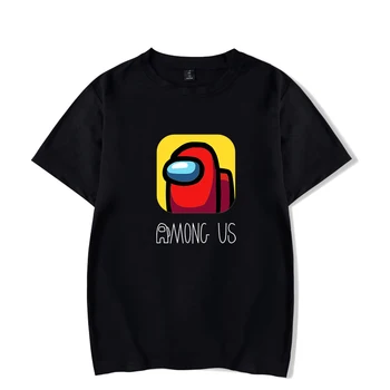

Among Us Tshirt O-Neck Short Sleeve Women Men's Tshirts Unisex Streetwear 2020 Video Games Harajuku Among Us Clothes