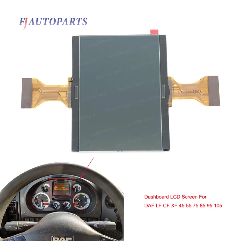 

Dashboard LCD Screen for DAF LF CF XF 45 55 75 85 95 105 Speedmeter Pixel Repair Instrument Cluster LCD Display