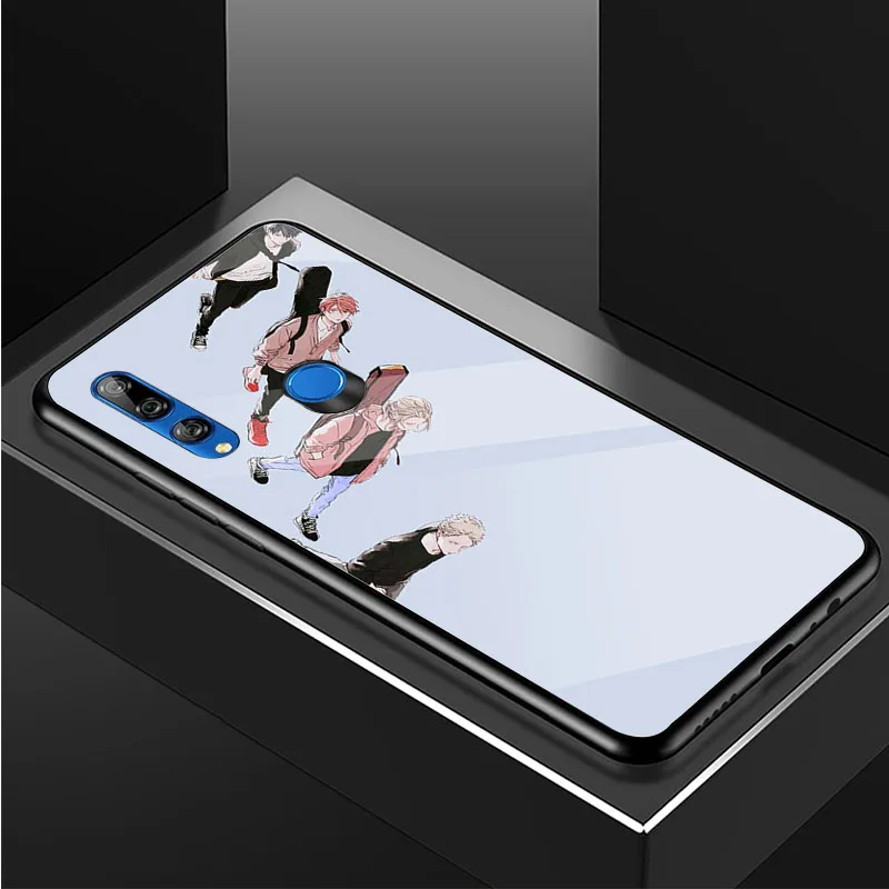 cute phone cases huawei Given Luxury Tempered Glass Phone Case Cover For Huawei Honor 30 20 10 Lite Pro 8X 9 10i silicone case for huawei phone Cases For Huawei