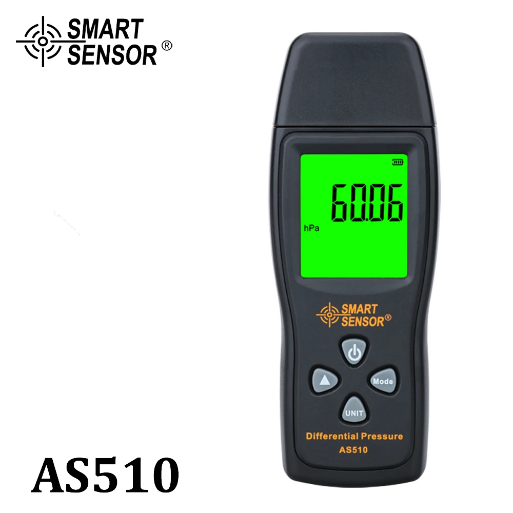 

Цифровой манометр, измеритель дифференциального давления воздуха 0-100 hPa/0-45,15 в H2O, цифровой отрицательный вакуумный манометр