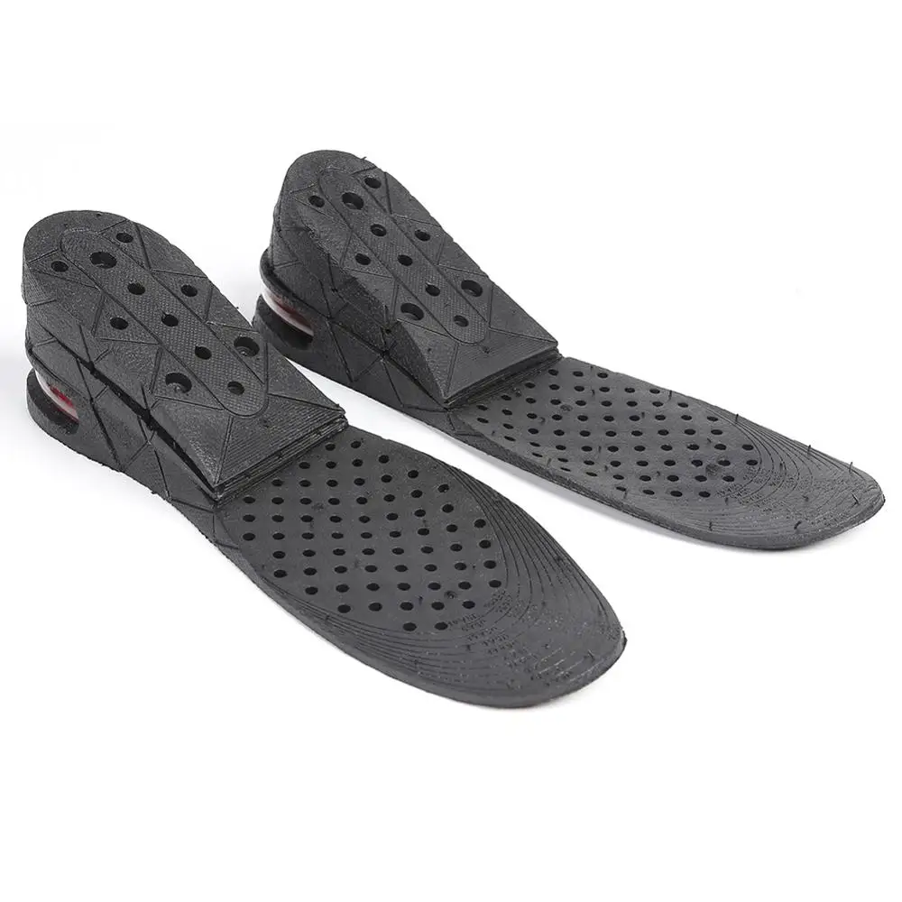 Shoe Insoles 3-9cm Height Increase Insole Cushion Heightening Cushion Lift Adjustable Cut Shoe Heel Insert Taller Women Men Foot Pad