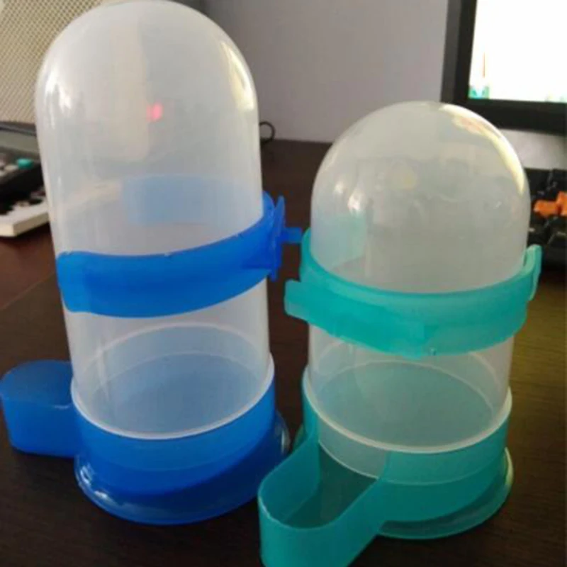 1x Pet Cage Aviary Bird Parrot Budgie Canary Drinker Food Feeder Waterer Clip