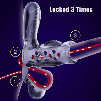 Male Penis Ring Vibrators Sleeve for Penis Prostate Massage Delay Enlargement, Adult Toys Sex Shop Sexules Toys for Men a Couple 4