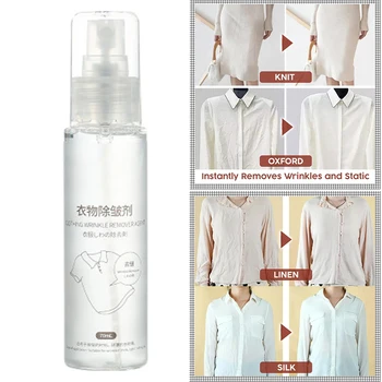 

Clothes Anti-Crease Spray Nursing Softener Wrinkle Release Fabric Freshener No-Iron MU8669