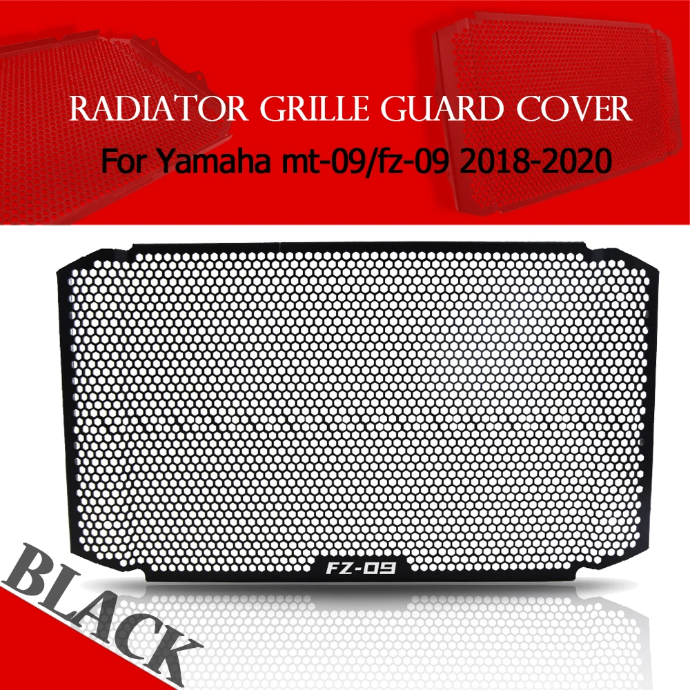 

For YAMAHA FZ09 MT09 MT-09 FZ-09 2018 2019 2020 Aluminum Motorcycle Radiator Grille Guard Moto Protector Grill Cover Accessories