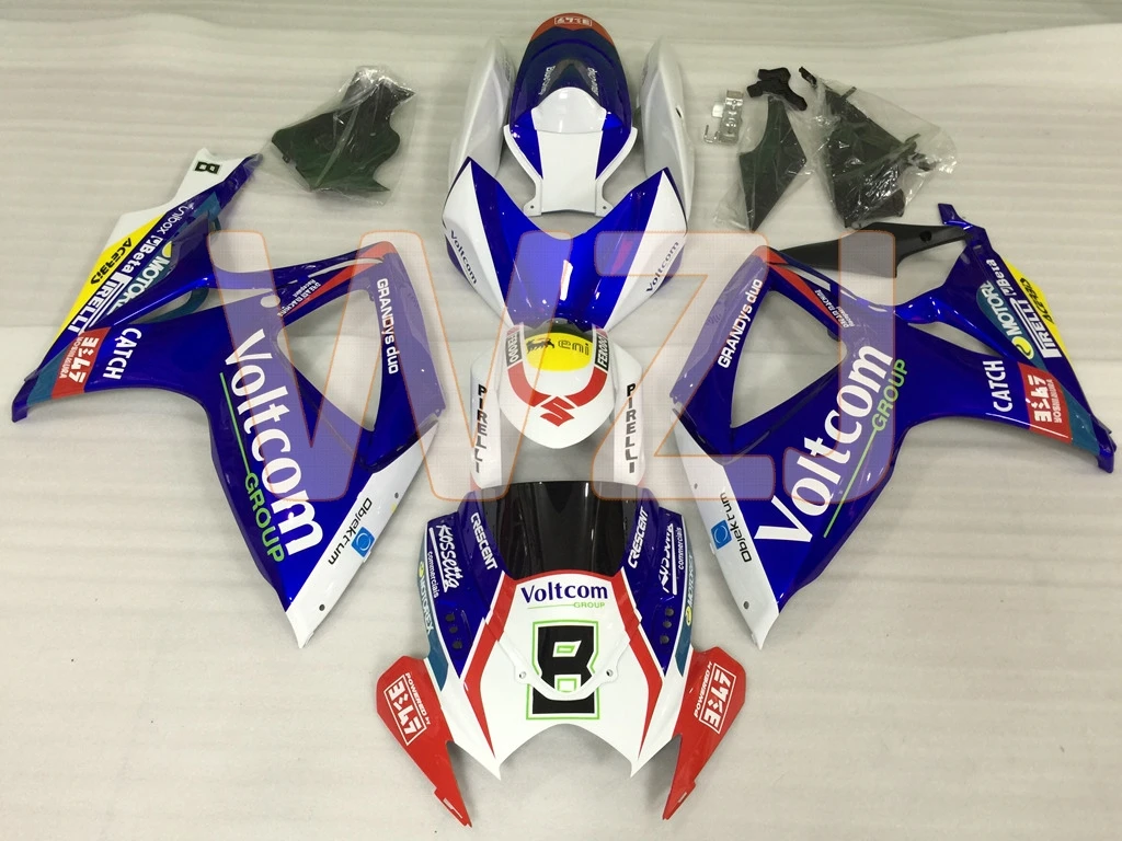 Для Suzuki GSXR600 07 набор для всего тела GSX-R600 06 обтекатели GSXR 600 2006-2007 K6 обтекатели