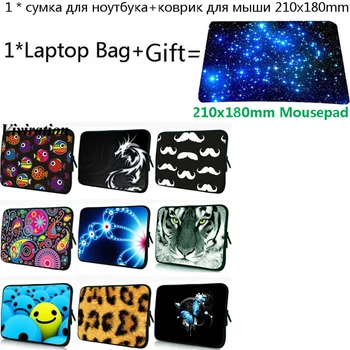 

Sleeve 14 Inch Laptop Bag 12 13 15 17 10 11.6 7 Funda Chromebook Case+Mousepad For Acer Samsung Galaxy Tab A 10.1 Macbook Air 11