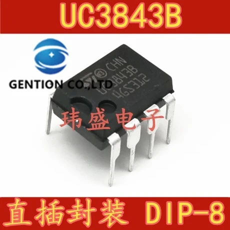 10 шт. UC3843B DIP-8 UC3843 Текущий режим PWM контроллер 100% новый и оригинальный | Компьютеры