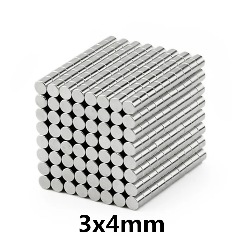 50-1000Pcs 3x1 3x1.5 3x2 3x3 3x4 3x5 3x10 mm N35 NdFeB Round Magnet Super Powerful Strong Permanent Magnetic imane Disc