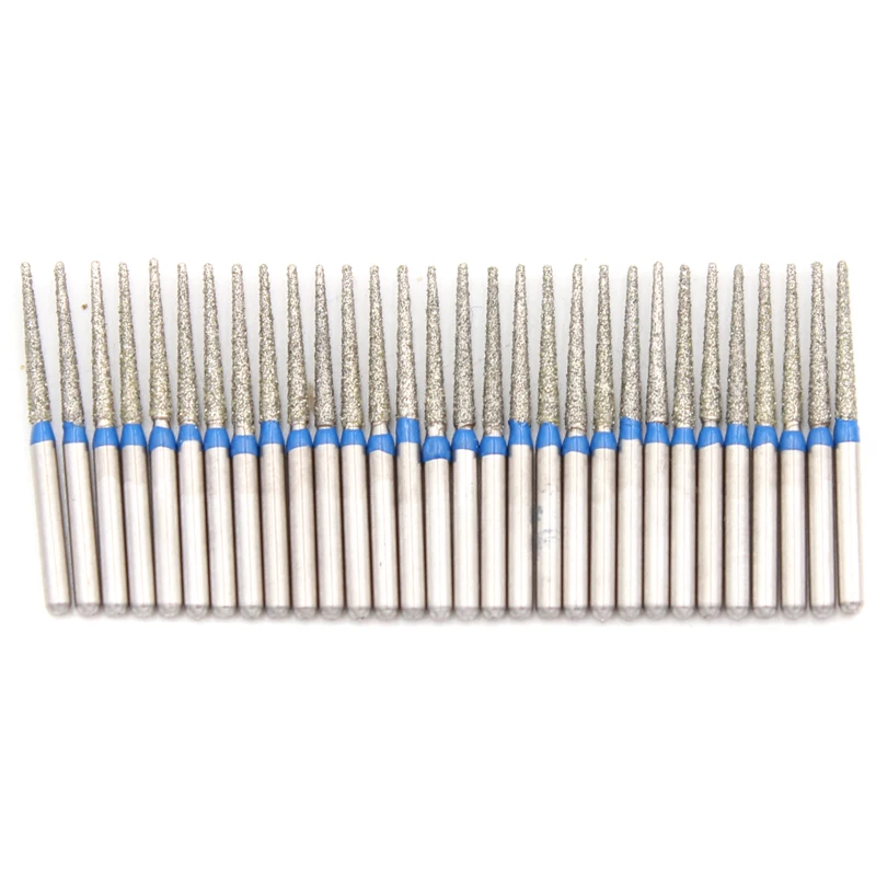 30Pcs/pack Dental Diamond Burs Medium FG 1.6mm for High Speed Handpiece Turbine Dentist Tool Dental Lab Instrument