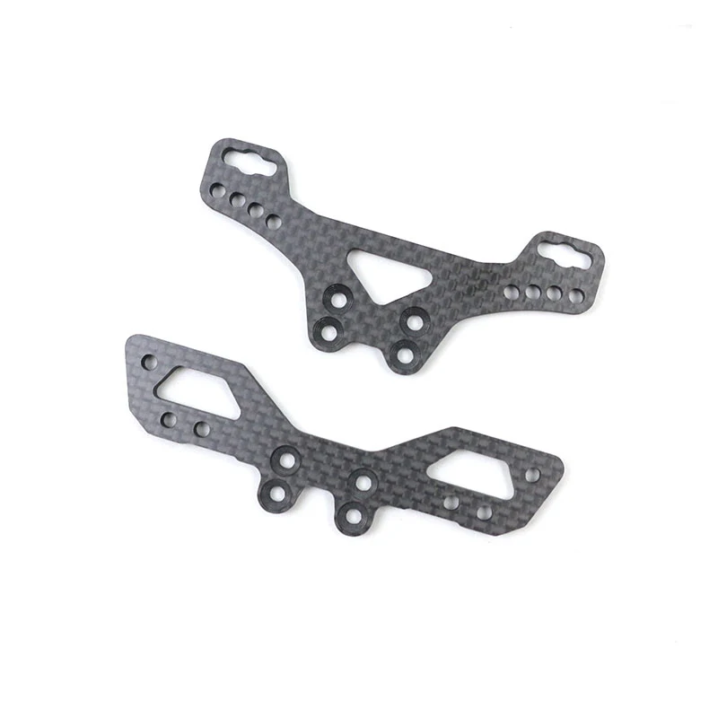 Carbon fiber front shock tower +rear shock tower  For TP TAMIYA TAMIYA  XV01 parts