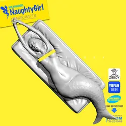 1/32 наборы из смолы, серия Naughty girl, рыба, Женский резиновый солдатик, самодельный TD-201948