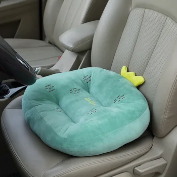 

Simanfei Seat Cushion Cartoon Fruit Car Office Back Cushion Plush Round Soft Breathable Memory Decorative Seat Chair Backrest
