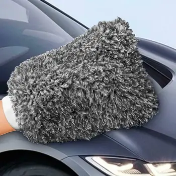 

Cleaning Detailing Car Wash Gloves Pro 1 pcs 30x20cm No scratches Microfiber Plush