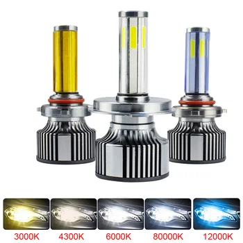 

Muxall 6sides Canbus lampada H4 H7 LED Car Headlight 12V 16000LM 3000K 6000K 8000K Lamp H3 H1 9005 HB3 9006 HB4 H8 H9 H11 light