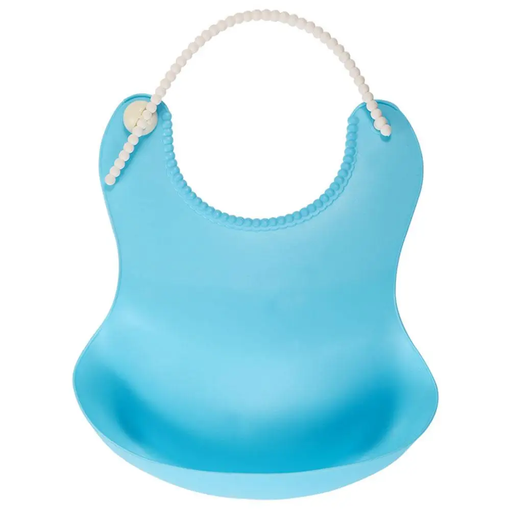 Light blue Kidlove милые детские нагрудники Регулируемый унисекс водонепроницаемый нагрудник для малышей капельного Ловца - Цвет: Light blue