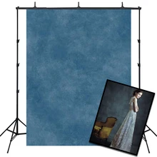 Синий сплошной цвет задник-фон для фотографирования фотосессия для детей ребенок взрослый семья студийная для портретной съемки Фотофон подставка для фотографий SR-1014