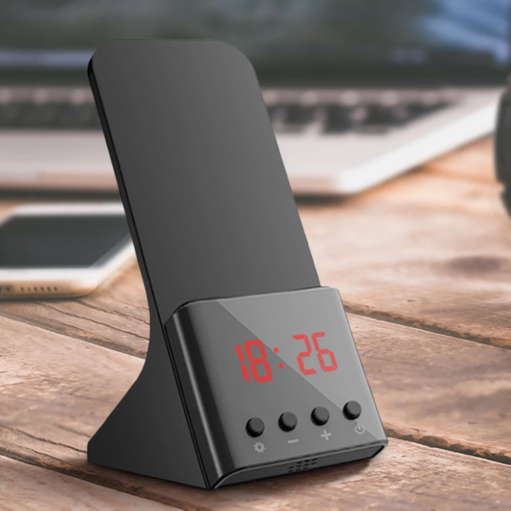 

Time Display Stand USB Fast With Alarm Clock Adjustable Bright Charger Wireless Multifunction Overvoltage Protection For IPhone
