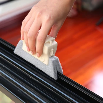 

Nosii Window Groove Cleaning Brush Mini Sill Crevice Sweeping Brush Window Slot Cleaner Floor Wall Kitchen Cleaning Tool Gadget