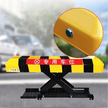 

Car Parking Blocker, car Parking Barrier Automatic parking gate lock 2 remote control parking prohibited(no battery) parking lot
