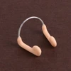 Nose Clip Durable No-skid Soft Silicone Steel Wire Clip for Swimming Diving Water Sports Swimming Nose Clip Skin Color ► Photo 3/6