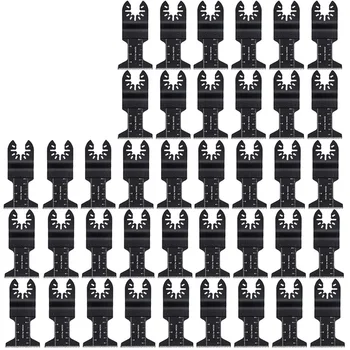 

60 Oscillating Tool Saw Blades Multitool Quick Release Saw Blade Kit for Cutting Wood Plastic Soft Metal