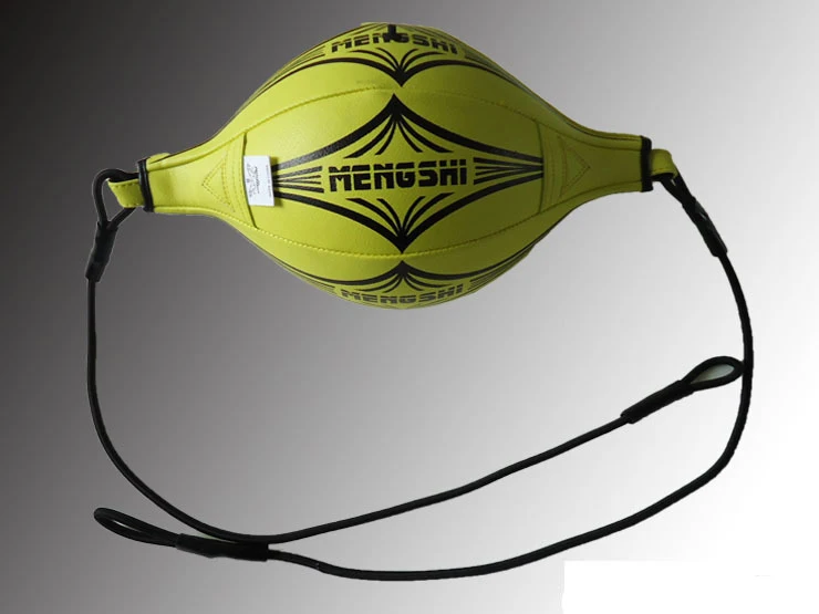 Мяч для бокса Скорость тренировочный мяч двойной конец сумки кожаная скорость мешок пробивая Dodge MMA с кольцом блокировки для тренировок тренажерный зал упражнений