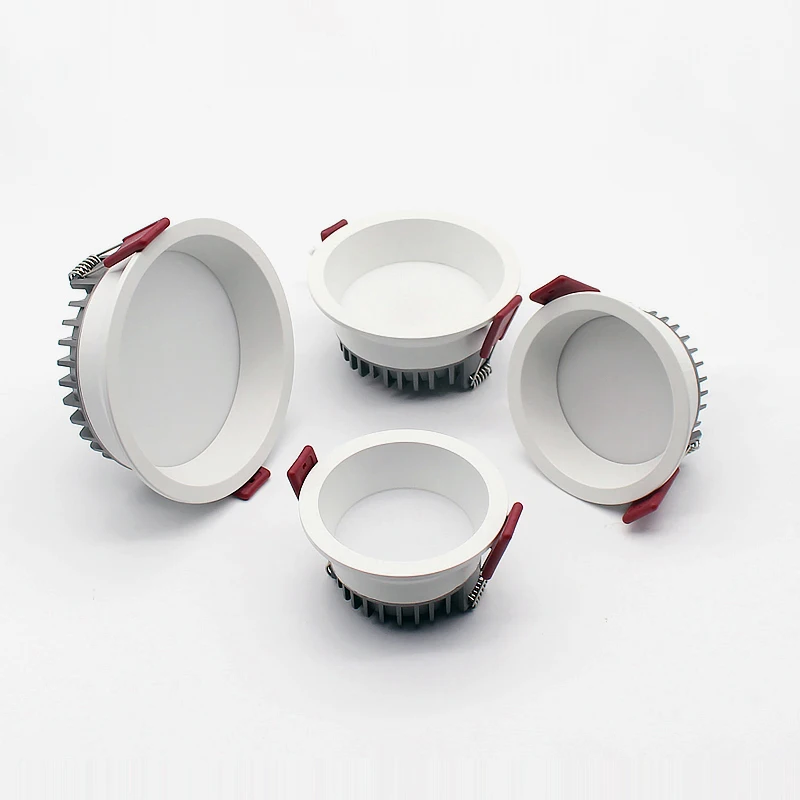 Recessed Anti Glare    LED Downlights 9W/12W/15W/18W LED õ Ʈ Ʈ AC110  240V   ǳ 