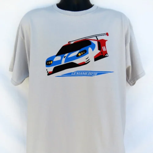 

2016 Ford Gt Le Mans 24 Hours Gte-Pro Class Race Winner T-Shirt Gt-40 Racing Unisex Size S-3XL