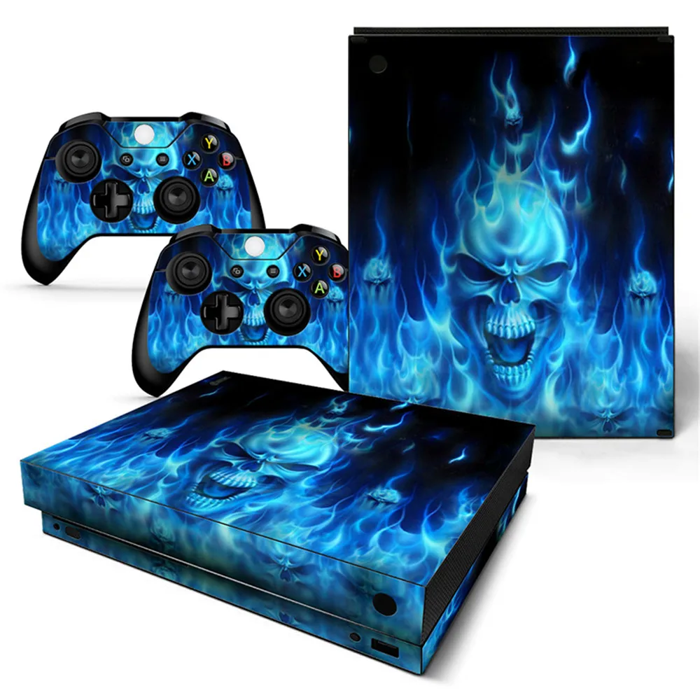 Skin Xbox One X Itsaskin - Décalcomanie Crânes Brillants Fumée (Neuf)