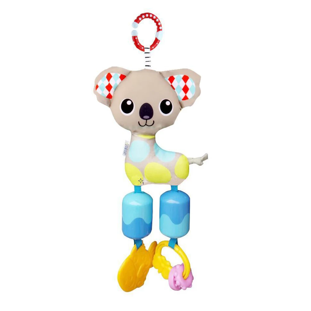 Разноцветная игрушка для малыша, пищащая коляска, мягкий вокальный ABS+ губка, погремушки, колокольчики, товары для дома, регулируемая детская коляска