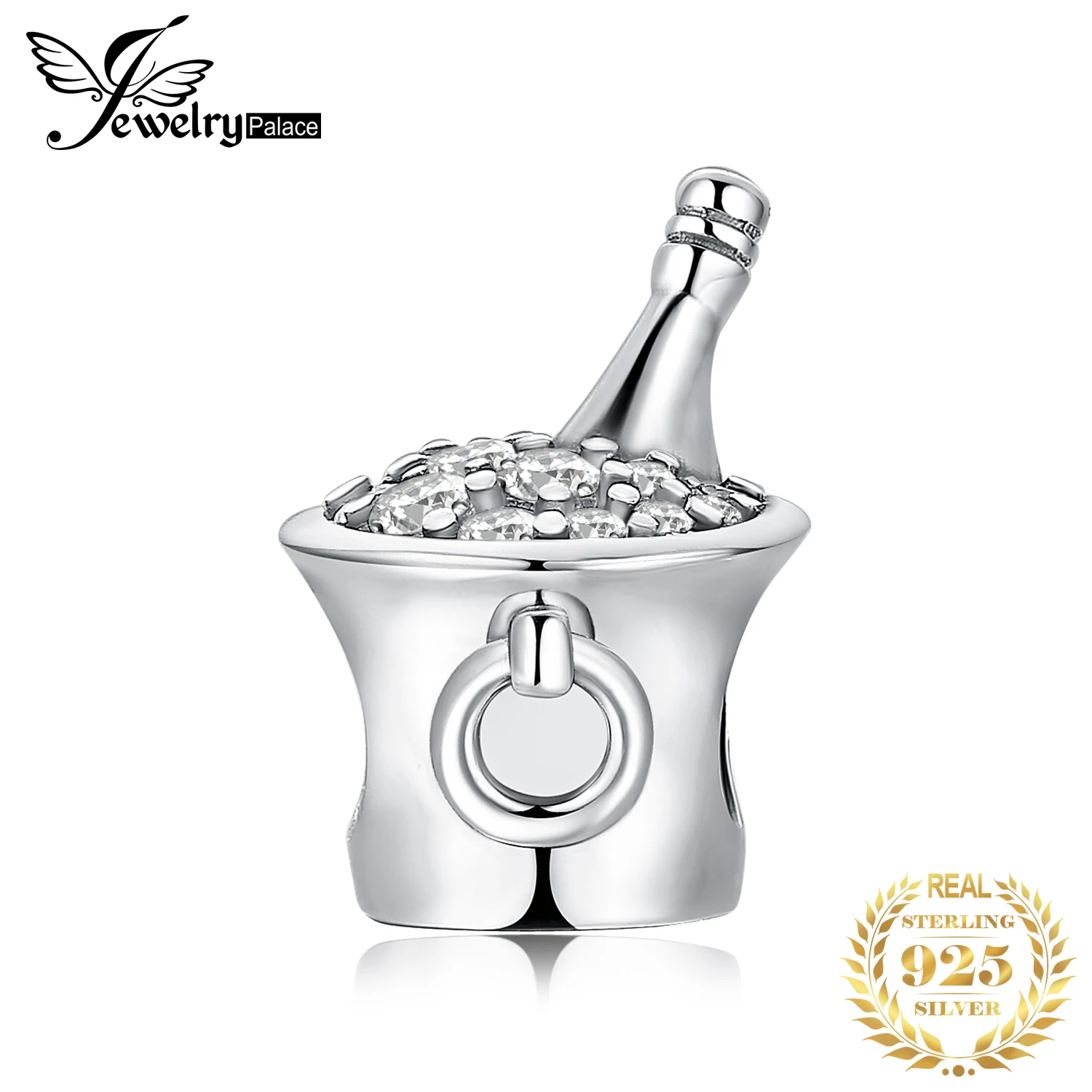JewelryPalace 925 пробы серебро счастливое время ведро льда пива бусины для женщин