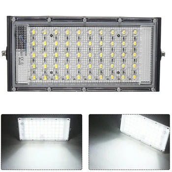 

50W 220V Waterproof Led Flood Light Outdoor Spotlight Reflector Wall Lamp Rated Voltage 220V Working Voltage