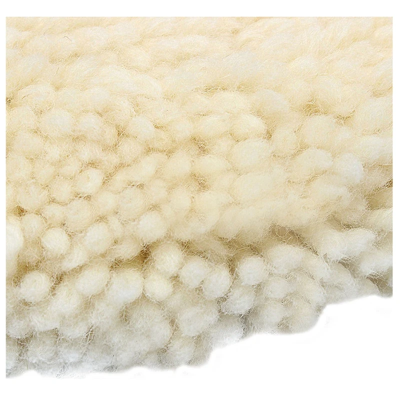 7 inch inch 180mm Soft Wool Clean Polishing Buffing Bonnet Pad for Car Auto Polisher
