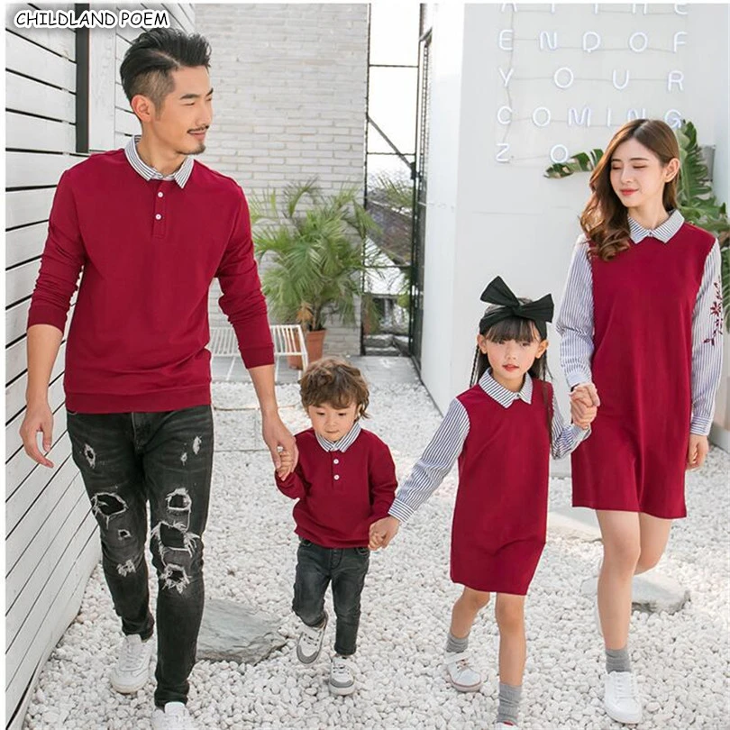 Ropa de Navidad a juego para madre e hija, vestidos aspecto familiar para mamá, hija, padre e trajes para mamá y yo|Trajes iguales de familia| AliExpress