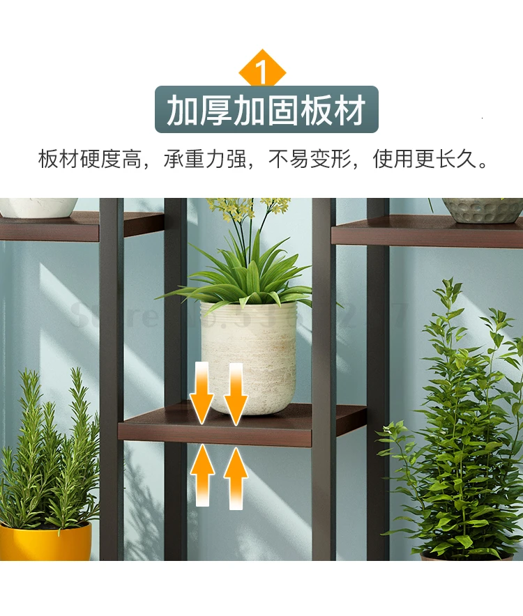 Северная Европа комната цветочный горшок рама балкон земля мульти-storeyFlower стеллаж железная художественная комната встроенный стеллаж