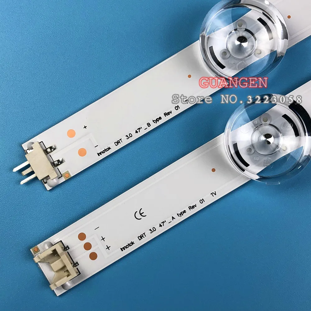 US $233.75 10sets LED Backlight For LG 47 TV Innotek DRT 30 47 6916L1948A 1949A 47LB6300 47LB561V 47LB652V 47lb650v LC470DUH 47LB5610