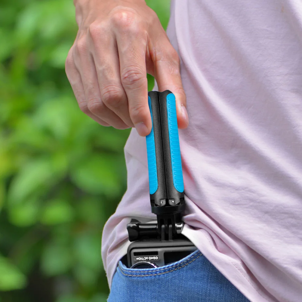 Мини селфи палка TELESIN штатив рюкзак ремень крепление J Hook для GoPro Hero 9 8 Osmo Action Xiaoyi