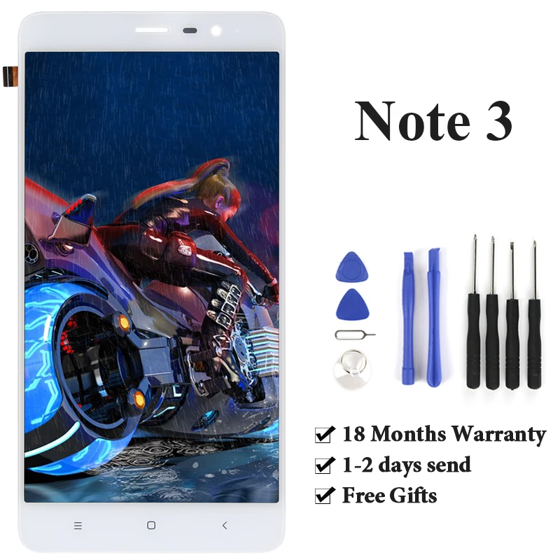 

OEM quality For Redmi Note 3 lcd display 150mm phone MTK Helio X10 for mobile phone lcd screen replacement assembly