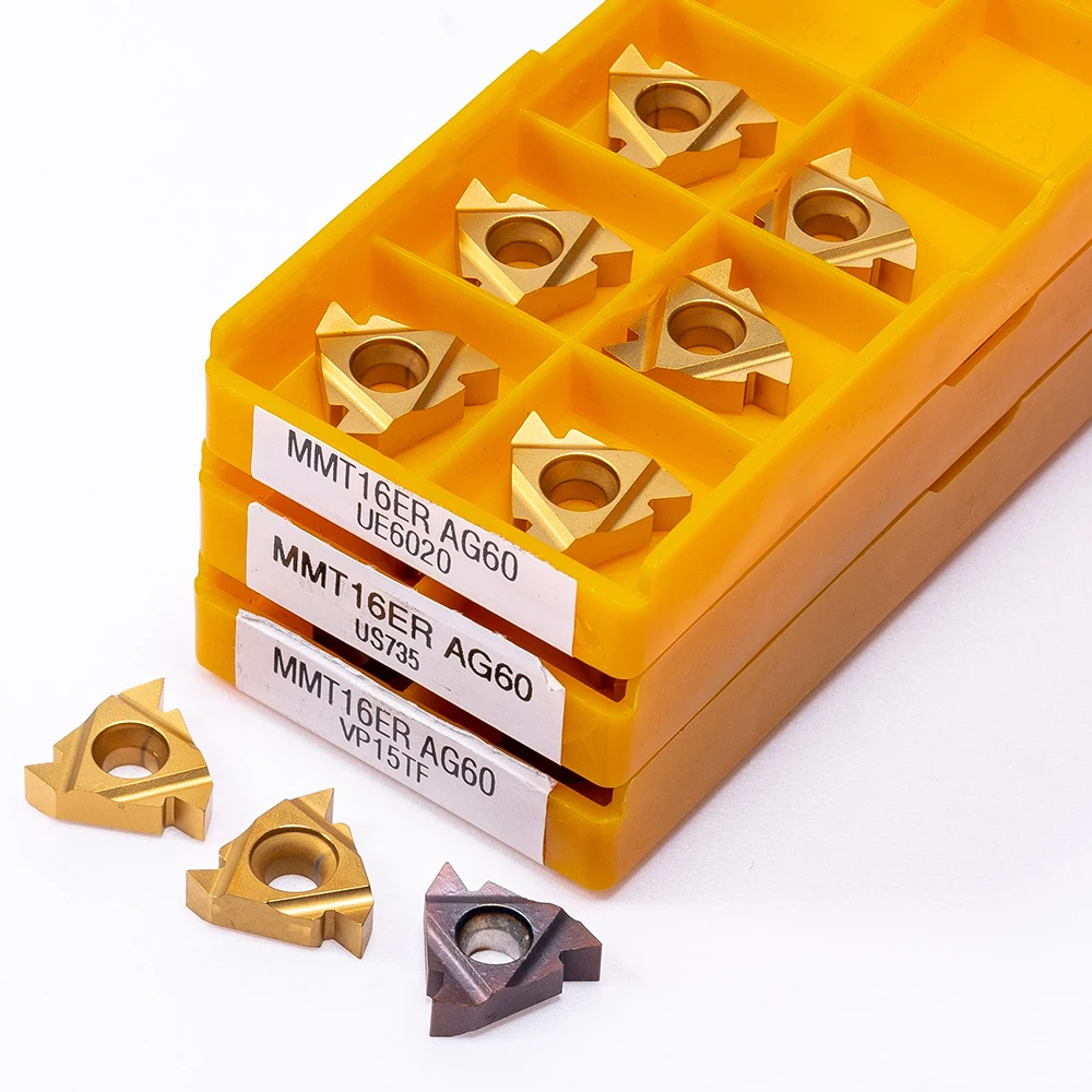 

CNC Machine Insert MMT16ER AG60 VP15TF UE6020 US735 Internal Hardness Turning Tool MMT 16ER Aluminum Carbide Turning Tool