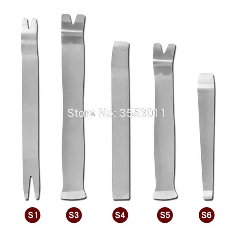 

OBDResource 5Pcs Metal Pry Tools Car Interior Door Stereo Dash Panel Removal Opening Tool Automobile Repair Kit For Seat Peugeot