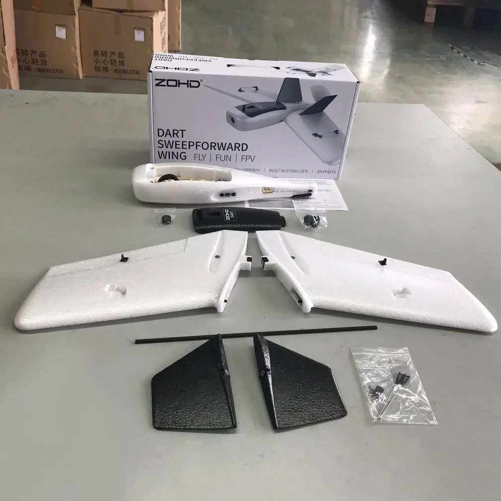 

ZOHD Dart Sweepforward Wing 635mm Wingspan FPV Drone Detachable EPP Racing Wing RC Airplane Racing Aircraft KIT Model